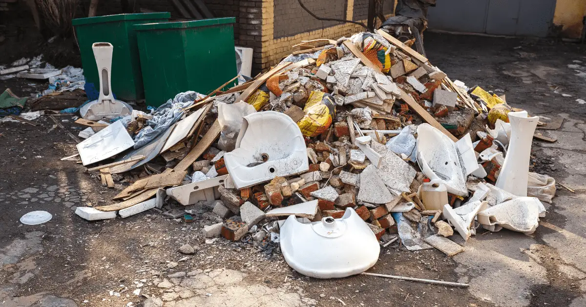 Comparison of a cluttered site versus a cleared site
